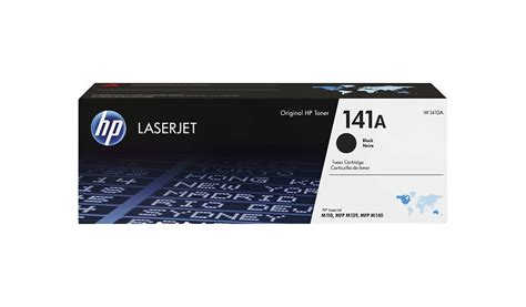 HP 141A Black Toner Cartridge .